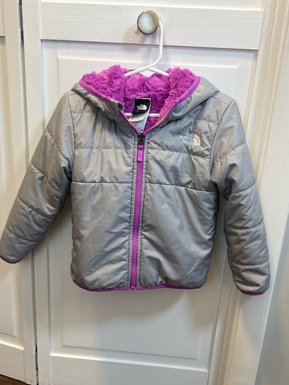 The North Face Infant Reversible Mossbud Swirl Full Zip Hooded  Jacket 18-24 Mon
